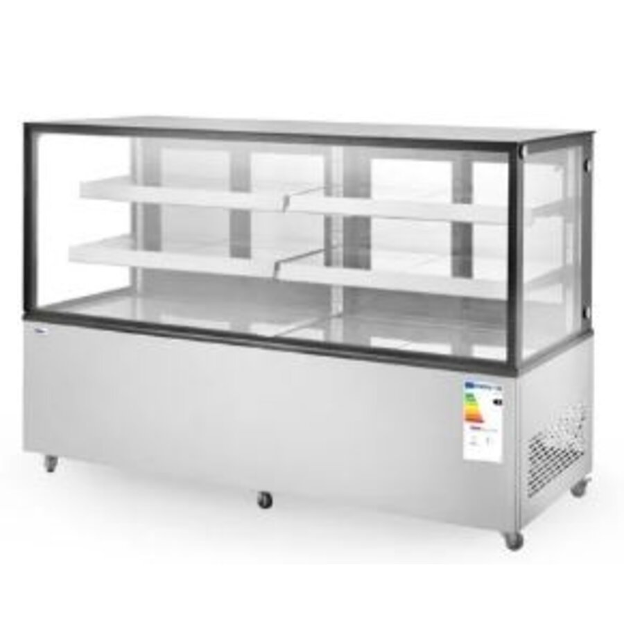 Vitrine réfrigérée hôtelière à deux étagères 610 l 230 V 500 W