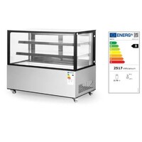 Vitrine réfrigérée hôtelière à deux étagères 510 l 230 V 490 W