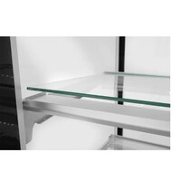 Vitrine réfrigérée hôtelière à deux étagères 510 l 230 V 490 W