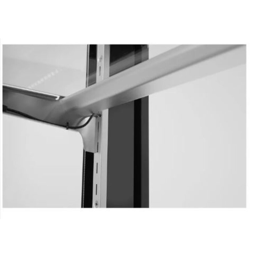 Vitrine réfrigérée hôtelière à deux étagères 510 l 230 V 490 W