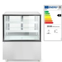 Vitrine réfrigérée hôtelière 300 l 230 V 480 W avec 2 étagères