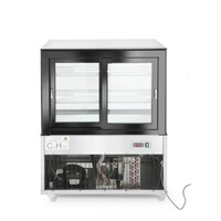 Vitrine réfrigérée hôtelière 300 l 230 V 480 W avec 2 étagères