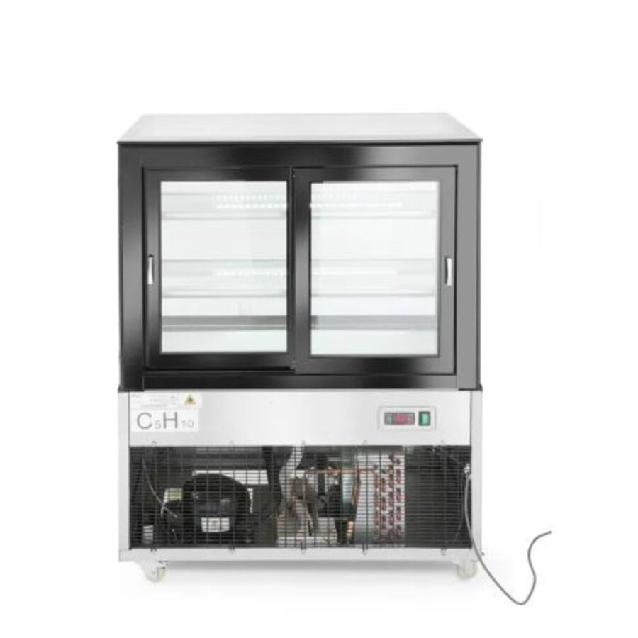 Vitrine réfrigérée hôtelière 300 l 230 V 480 W avec 2 étagères