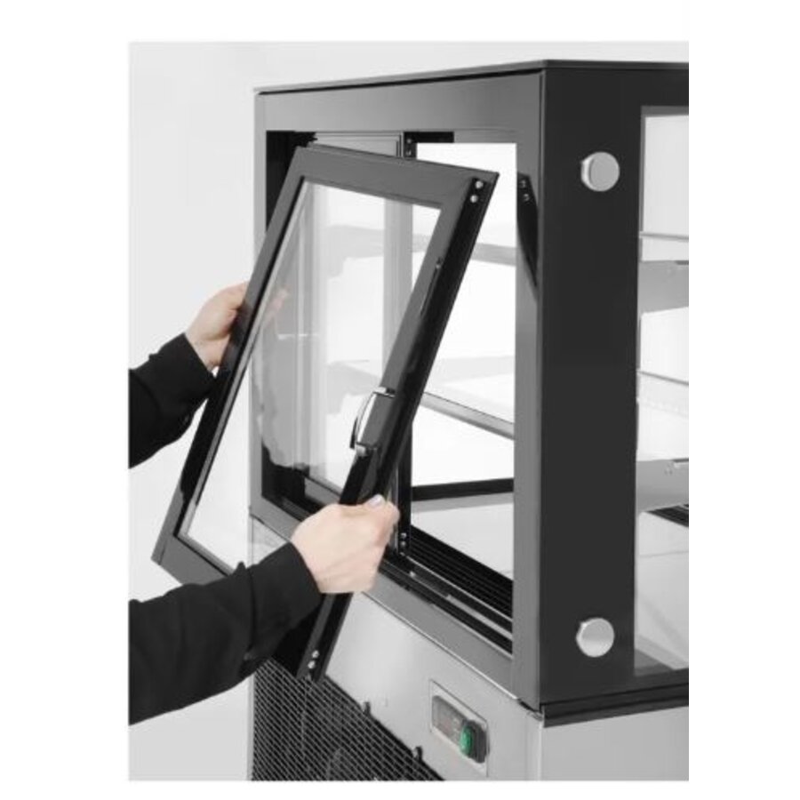 Vitrine réfrigérée hôtelière 300 l 230 V 480 W avec 2 étagères