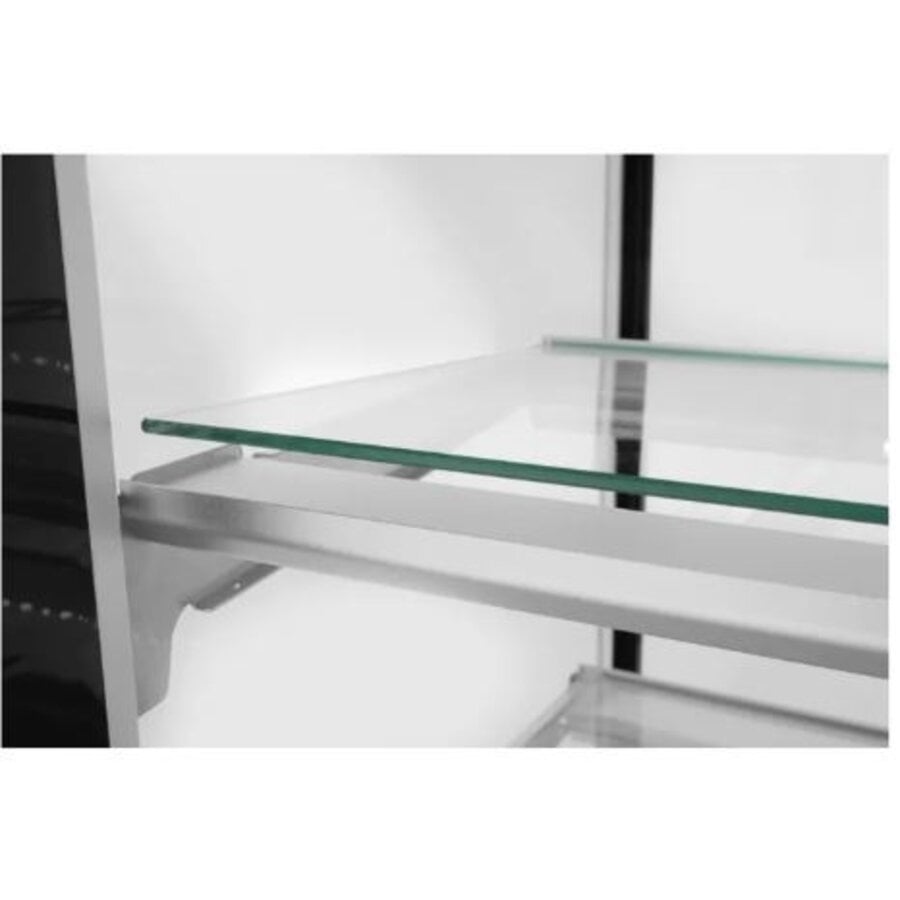 Vitrine réfrigérée hôtelière 300 l 230 V 480 W avec 2 étagères