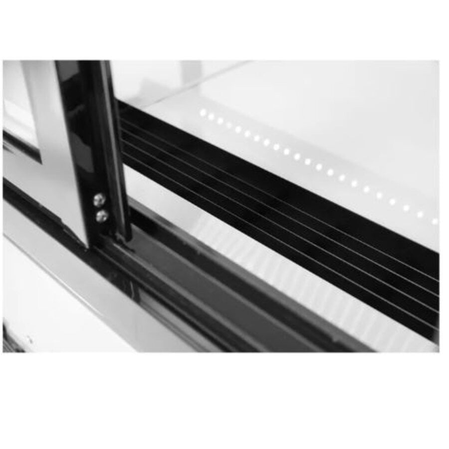 Vitrine réfrigérée hôtelière 300 l 230 V 480 W avec 2 étagères