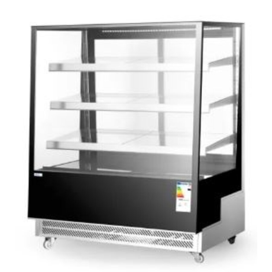Vitrine réfrigérée pour hôtellerie 650 l avec 3 étagères inclinées