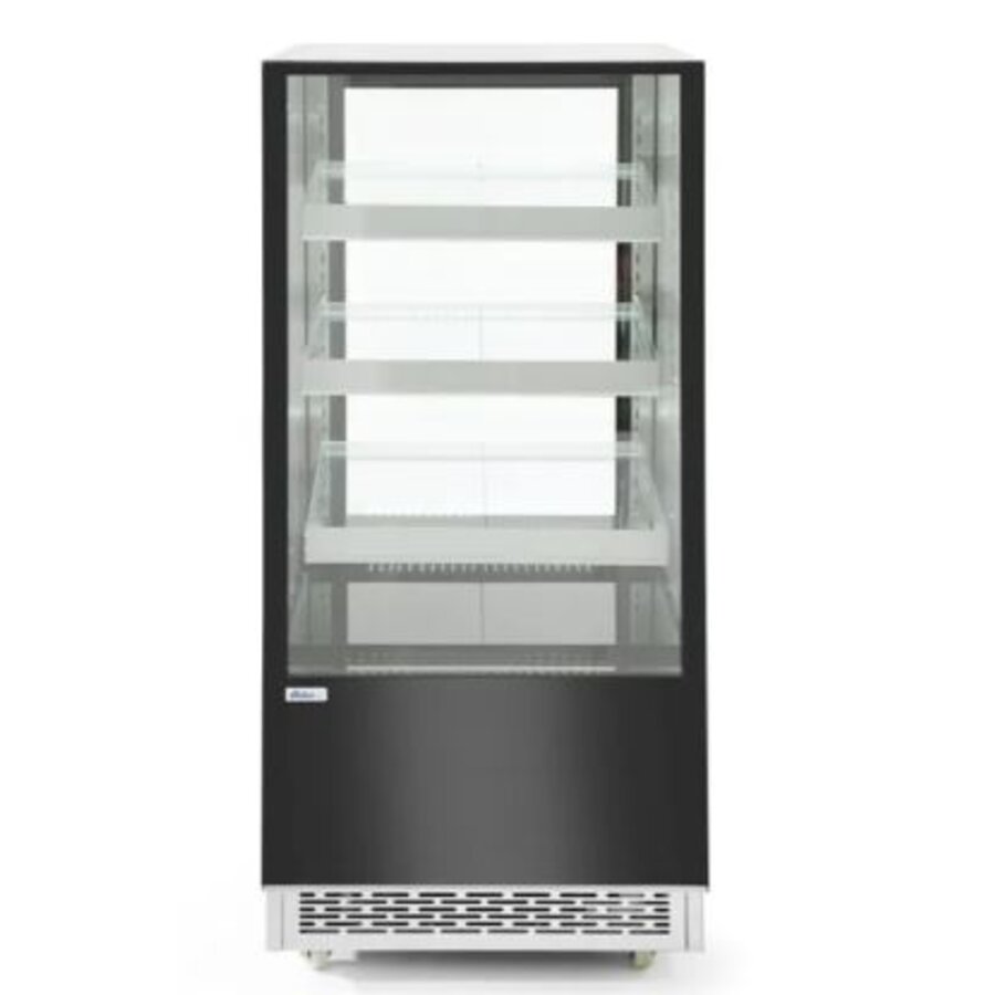Vitrine réfrigérée hôtelière 300 l avec 3 étagères inclinées