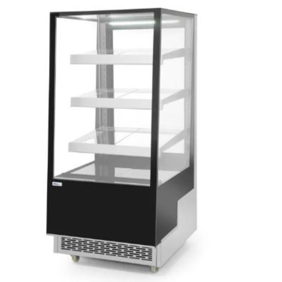Vitrine réfrigérée hôtelière 300 l avec 3 étagères inclinées