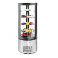 Vitrine de pâtisserie traiteur ronde 360 l