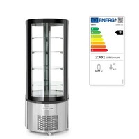 Vitrine de pâtisserie traiteur ronde 360 l