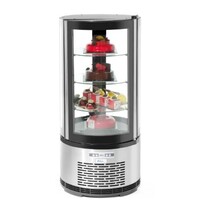 Vitrine de pâtisserie traiteur ronde 100 l