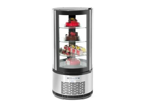  Arktic Catering Pastry Display Case Round 100 l 