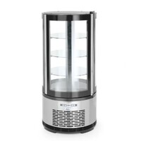 Vitrine de pâtisserie traiteur ronde 100 l