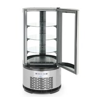 Vitrine de pâtisserie traiteur ronde 100 l
