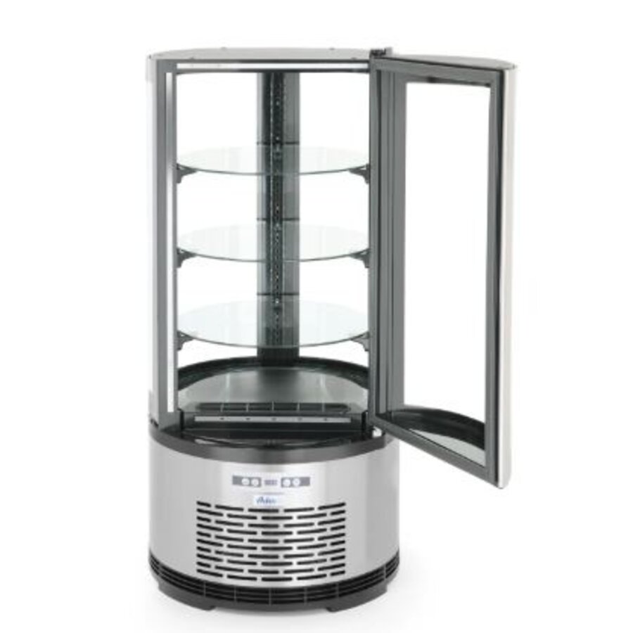Catering Pastry Display Case Round 100 l