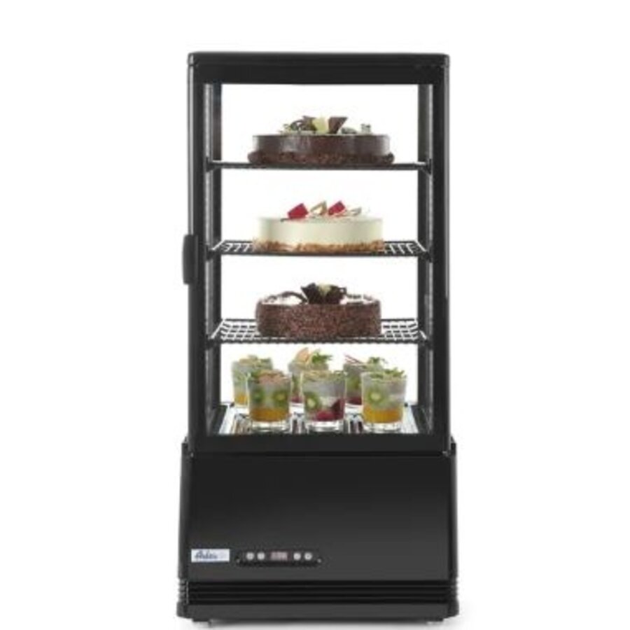 Vitrine réfrigérée Hospitality noire 78 l 230 V 170 W