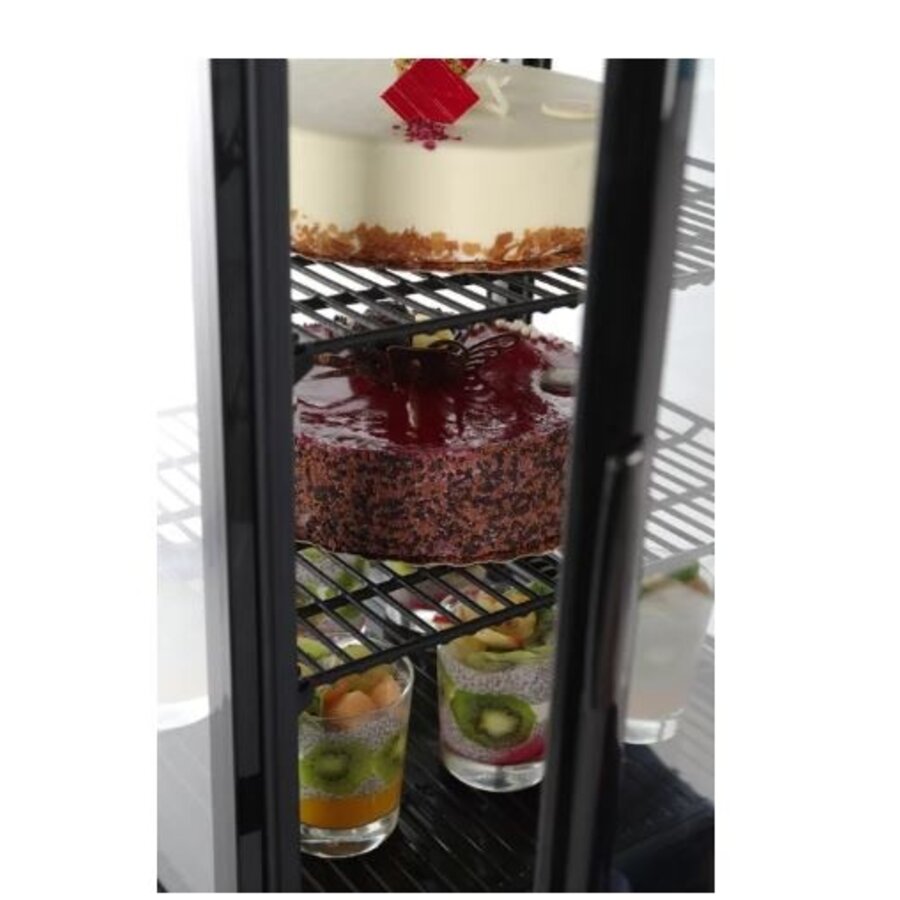 Vitrine réfrigérée Hospitality noire 78 l 230 V 170 W