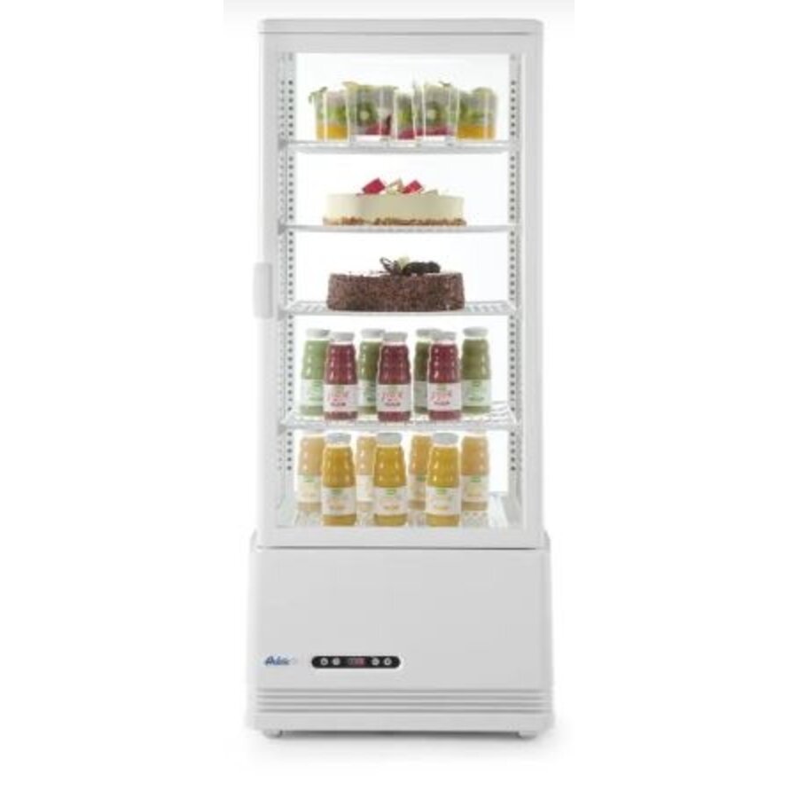 Gastronomie Kühlvitrine weiß 98 l 230V 210W