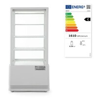 Gastronomie Kühlvitrine weiß 78 l 230V 170W