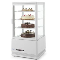 Hospitality Refrigerated display cabinet white 68 l 230V 170W
