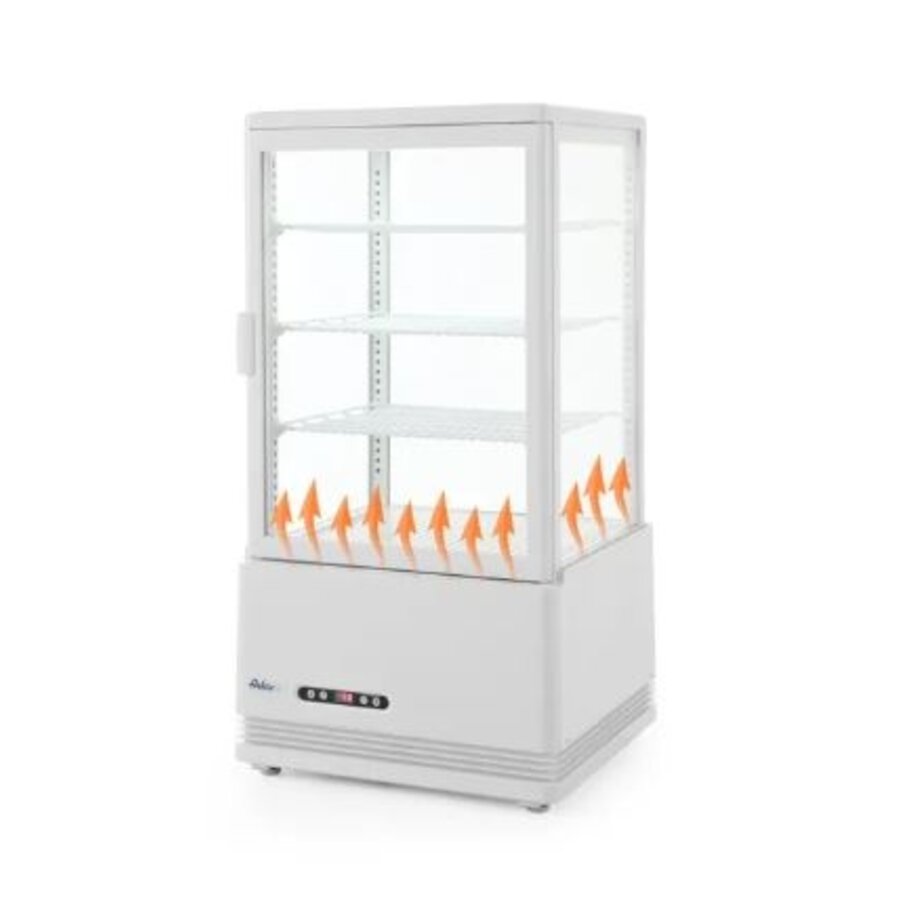 Hospitality Refrigerated display cabinet white 68 l 230V 170W