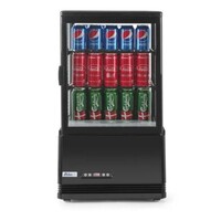 Vitrine réfrigérée Hospitality noire 58 l 230 V 170 W