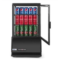 Vitrine réfrigérée Hospitality noire 58 l 230 V 170 W