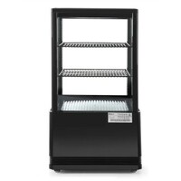 Vitrine réfrigérée Hospitality noire 58 l 230 V 170 W