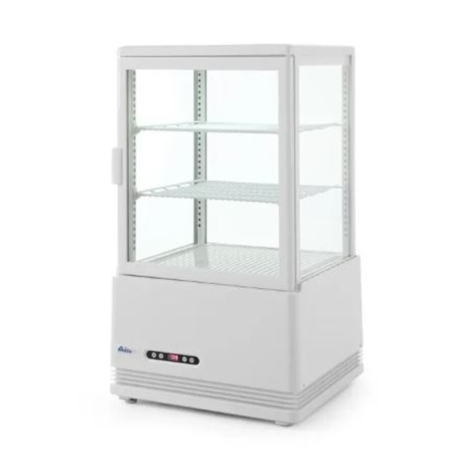 Horeca Koelvitrinekast wit 58 l 230V 170W