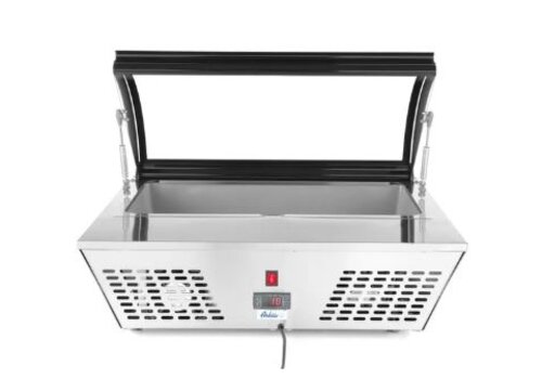  Arktic Présentoir à salades en acier inoxydable 67 l 8 x 1/6 ou 4 x 1/3 GN 