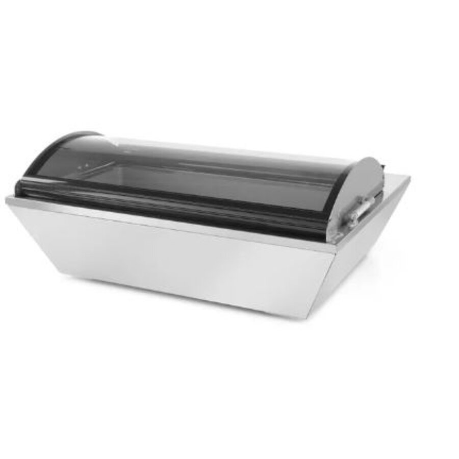 Hospitality Salad Display Stainless Steel 67 l 8x1/6 or 4x1/3 GN