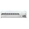 Arktic Catering Kühlvitrine Glas 8x GN 1/4 230V 180W