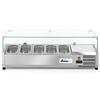 Arktic Catering Kühlvitrine Glas 5x GN 1/4 230V 180W