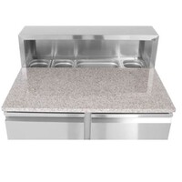 Horeca Pizzawerkbank met 2 deuren 300 l 230V 310W