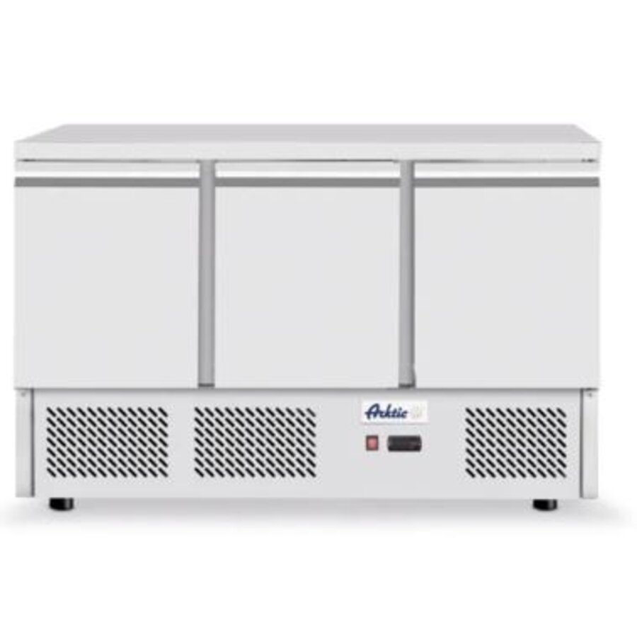 Hospitality Refrigerated bench with three doors 380 l 230V 270W Kitchen Line