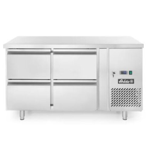  Arktic Hospitality Refrigerated Workbench with 4 Drawers 280 l 230V 250W 