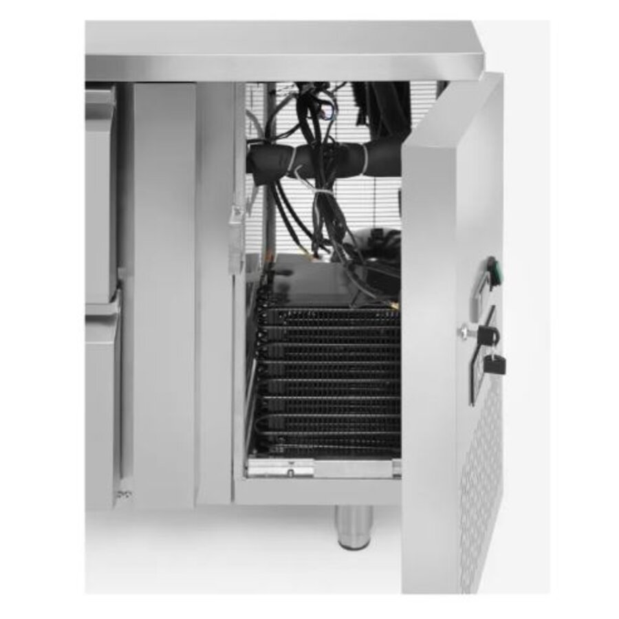 Établi réfrigéré pour hôtellerie avec 4 tiroirs 280 l 230 V 250 W