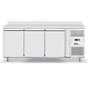 Arktic Table de travail réfrigérée pour hôtellerie avec trois portes 420 l 230 V 400 W Profi Line