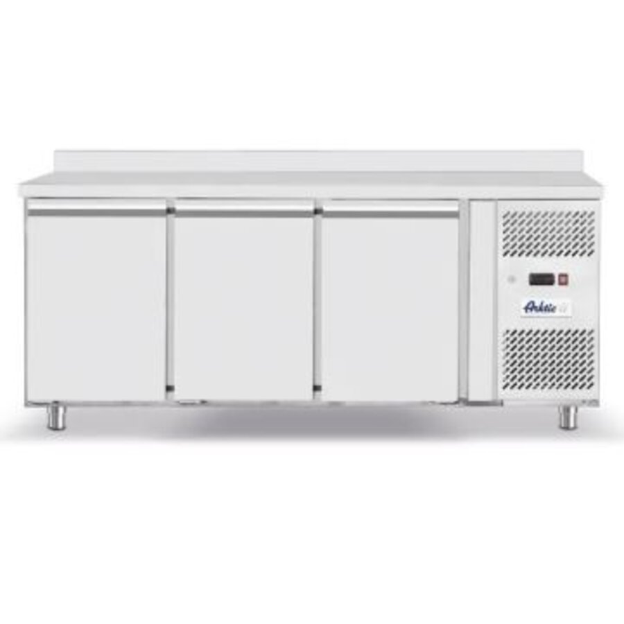 Table de travail réfrigérée pour hôtellerie avec trois portes 420 l 230 V 400 W Profi Line