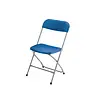HorecaTraders Klapstoel | Blauw/ Grijs  | 43x45x(h)80 cm