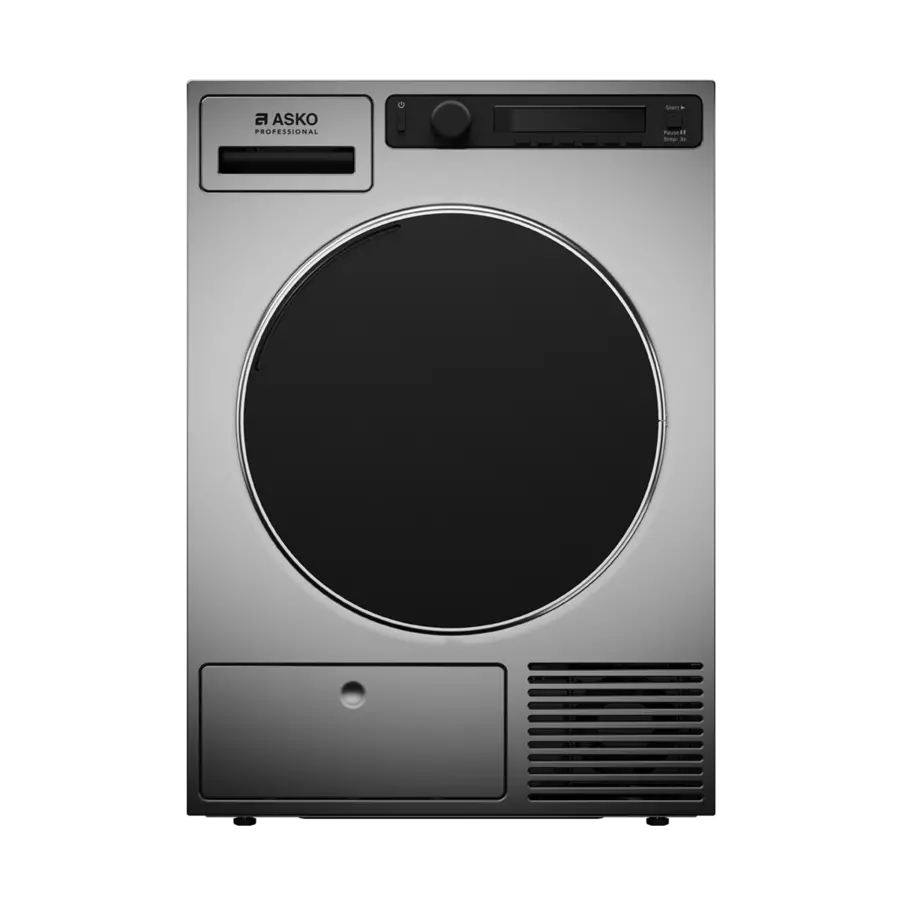 Professional heat pump dryer 8kg stainless steel