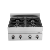 gas stove | 4 burners | 700x650x320(h) mm