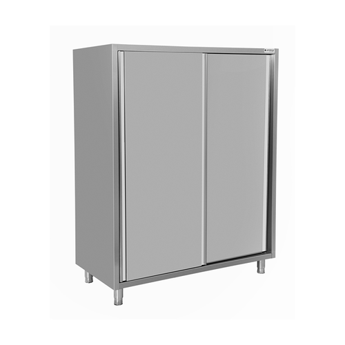  HorecaTraders Stainless steel cabinet with sliding doors | 1600x700x1800(h) mm 