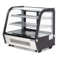 Stainless Steel Refrigerated Display Case for Pastry | Impulse Purchase Refrigerated Display Case 68.6(h) x 69.6(w) x 56.8(d)cm