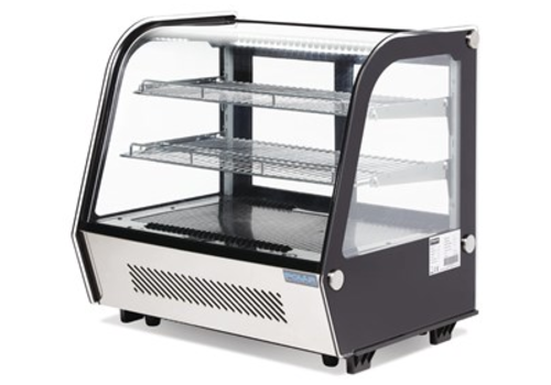  Polar Vitrine réfrigérée en acier inoxydable pour pâtisseries | Vitrine réfrigérée achat impulsif 68,6(h) x 69,6(l) x 56,8(p)cm 
