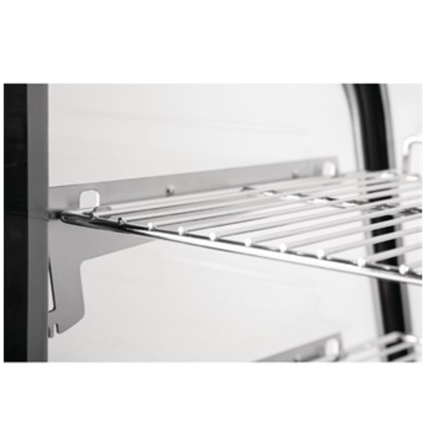 Stainless Steel Refrigerated Display Case for Pastry | Impulse Purchase Refrigerated Display Case 68.6(h) x 69.6(w) x 56.8(d)cm