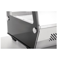 RVS Koelvitrine voor gebak | Impulsaankopen koelvitrine 68,6(h) x 69,6(b) x 56,8(d)cm