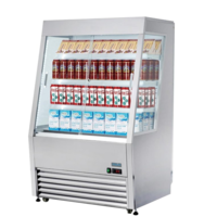 Koelkast met schuifruiten rvs 145(h) x 91,8(b) x 79,2(d)cm +2°C tot +10°C Automatische afdooiing