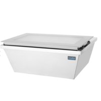 Kleiner Gefrierschrank, 4 Fächer für italienisches Speiseeis -24 °C bis -15 °C, 37,7 (H) x 86,5 (B) x 73,5 (T) cm